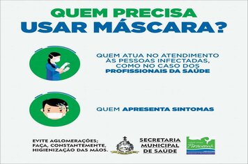 Foto - ORIENTAÇÕES DIVERSAS NO COMBATE AO COVID-19
